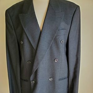 (Men) Rian Rucci - Sz 38 Dark Gray Wool Suit